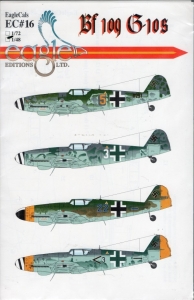 EagleCals Decal EC#16 Bf109G-10