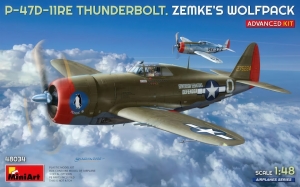 MiniArt 48034 1/48 P-47D-11RE Thunderbolt "Zemke's Wolfpack" (Razorback) [Advanced Kit]