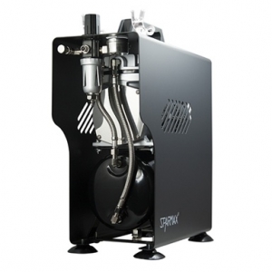 Sparmax TC-610H-Plus(220V) Oil-less Mini Air Compressor w/2.5L Air Tank & 2 Airbrush Holders