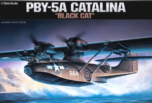 Academy 12487(2137) 1/72 PBY-5A "Black Cat"
