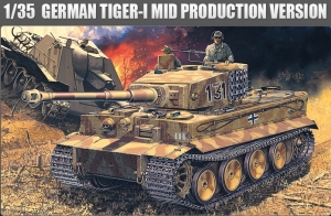 Academy 13265(1387) 1/35 German Tiger I "Mid Production" w/Interior