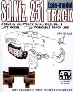 AFV Club AF35069 1/35 Workable Track For German Half-track Sd.Kfz.251 & Sd.Kfz.11 Late Version