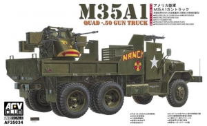 AFV Club AF35034 1/35 U.S. M35A1 Quad .50 Gun Truck "Vietnam War"