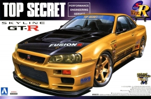 Aoshima SR-86(04172) 1/24 Nissan Skyline GT-R R34 "Top Secret"