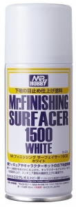 Mr Hobby B529 Mr. Finishing Surfacer 1500 White (Spray 170ml)
