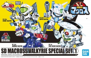 Bandai 262942 SD Macross Valkyrie Special Set 1 (4 kits)