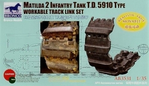 Bronco AB3531 1/35 Matilda 2 Infantry Tank T.D. 5910 Type Workable Track Link Set