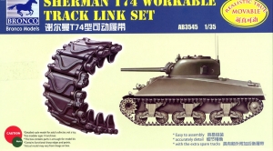 Bronco AB3545 1/35 Sherman T74 Workable Track Link Set