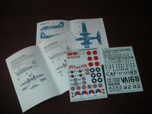 Caracal Models CD48005 1/48 S-2 Trackers Around the World (Decals for Kinetic/Italeri Kits)