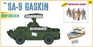 Dragon 9138(OS38) 1/35 SA-9 Gaskin w/Soviet Motor Rifle Troops