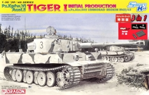 Dragon 6600MT 1/35 Tiger I (Initial Production) "s.Pz.Abt.502 Leningrad Region 1942/43" w/Magic Track