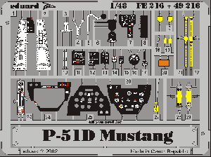 Eduard Zoom Color PE FE216 for 1/48 P-51D [Tamiya]