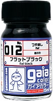 Gaianotes Color 012 Flat Black 15ml