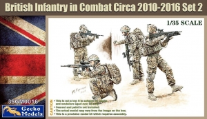 Gecko Models 35GM0016 1/35 British Infantry in Combat (Circa 2010-2016) [Set 2]