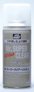 Mr Hobby B523 Mr Super Clear UV Cut (170ml) [Flat] *(min. order of 6 Pcs)