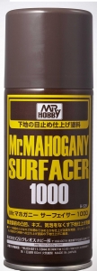 Mr Hobby B528 Mr. Mahogany (Dark Brown) Surfacer 1000 (Spray 170ml)