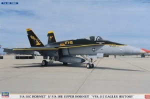 Hasegawa 01912 1/72 F/A-18C Hornet & F/A-18E Super Hornet "VFA-115 Eagles History" (3 Kits)