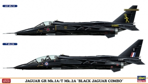 Hasegawa 02008 1/72 Jaguar GR Mk.1A & T Mk.2A "Black Jaguar Combo" (2 kits)