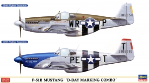 Hasegawa 02054 1/72 P-51B Mustang "D-Day Marking Combo" (2 kits)