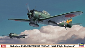 Hasegawa 07303 1/48 Nakajima Ki43-I Hayabusa (Oscar) "64th Flight Regiment"