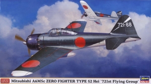 Hasegawa 07362 1/48 Mitsubishi A6M5c Zero Fighter Type 52 Hei "721st Flying Group"