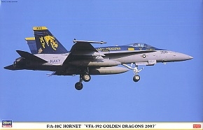 Hasegawa 09799 1/48 F/A-18C Hornet "VFA-192 Golden Dragons 2007"