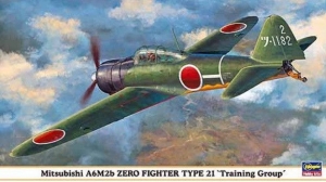 Hasegawa 09834 1/48 Mitsubishi A6M2b Zero Fighter Type 21 "Training Group"