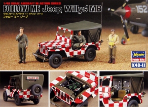 Hasegawa X48-11(36011) 1/48 Follow Me Jeep Willys MB