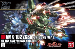 Bandai HG-UC180(190135) 1/144 AMX-102 Zssa [Unicorn Ver.]