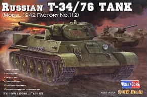 HobbyBoss 84806 1/48 T-34/76 (Model 1942 Factory No.112)