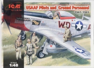 ICM 48083 1/48 USAAF Pilots & Ground Personnel (1941~1945)