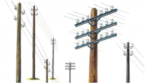 Italeri 0404 1/35 Telegraph Poles