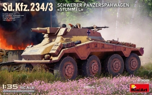 MiniArt 53001 1/35 Sd.Kfz.234/3 Schwerer Panzerspahwagen "Stummel"