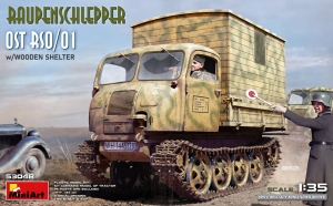MiniArt 53048 1/35 Raupenschlepper Ost RSO/01 w/Wooden Shelter