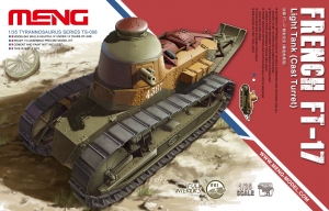 Meng TS-008 1/35 French FT-17 Light Tank (Cast Turret) "WWI ~ WWII" w/Full Interior