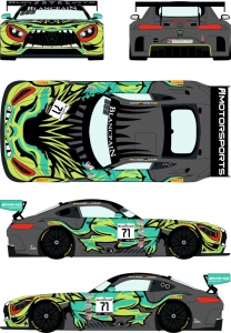 Racing Decal 43 RDE24-037 1/24 Mercedes AMG GT3 #71 Blancpain World Challenge GT America - COTA 2019 (for Tamiya 24345)