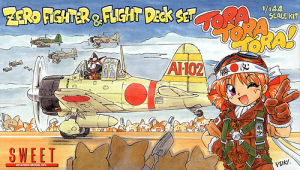 Sweet 10(14110) 1/144 A6M2b Zero Fighter Model 21 & Flight Deck Set "Tora! Tora! Tora!"