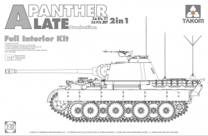 Takom 2099 1/35 Panther Ausf.A Late Production / Panzerbefehlswagen Panther Ausf. A (Full Interior)
