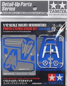 Tamiya 12606 1/12 Ducati Desmosedici 2005 Season Photo-Etched Stand Set & Decals