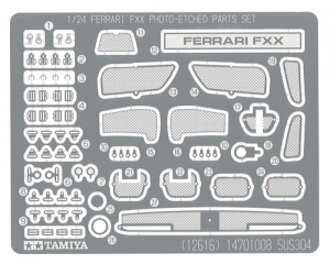 Tamiya 12616 1/24 Ferrari FXX Photo-Etched Parts Set (For Tamiya 24292)