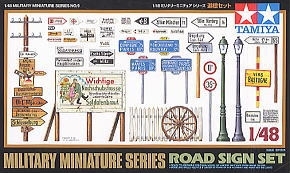 Tamiya 32509 1/48 Road Sign Set