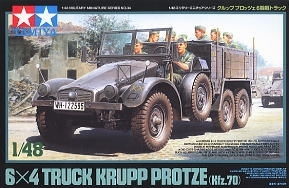 Tamiya 32534 1/48 German 6x4 Truck Krupp Protze (Kfz.70)