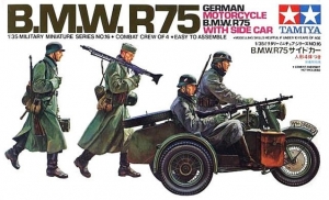 Tamiya 35016 1/35 German Motorcycle BMW R75 w/ Side Car