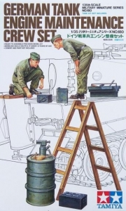Tamiya 35180 1/35 German Tank Engine Maintenance Crew Set
