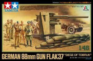 Tamiya 37009 1/48 German 88mm Gun Flak 37 "Siege of Tobruk"
