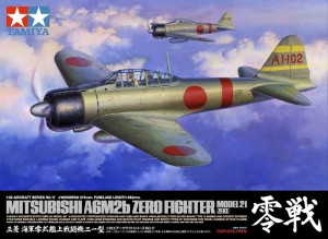 Tamiya 60317 1/32 Mitsubishi A6M2b Zero Fighter Model 21 (Zeke)