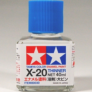 Tamiya X-20(80030) Enamel Thinner (40ml)