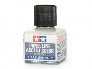 Tamiya 87133 Panel Line Accent Color (40ml) [Gray]