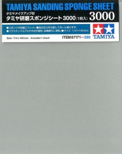 Tamiya 87171 Sanding Sponge Sheet - #3000