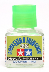 Tamiya 87182  Extra Thin Cement "Quick-Setting" (40ml)